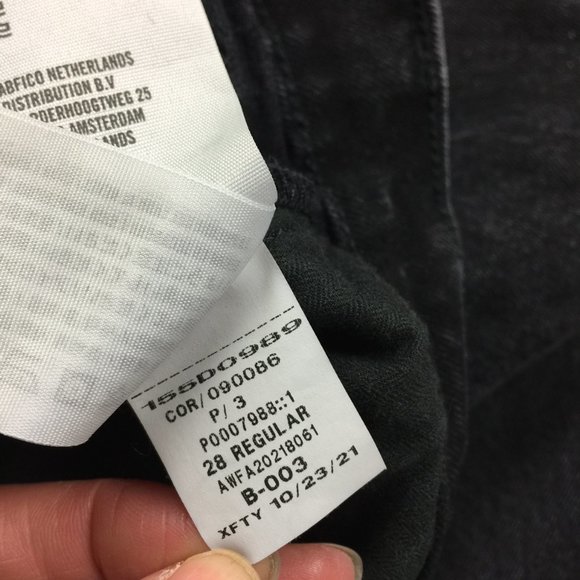 Abercrombie & Fitch Jeans 28/6R Womans 90s Straight Ultra High-Rise Black Denim - Picture 8 of 16